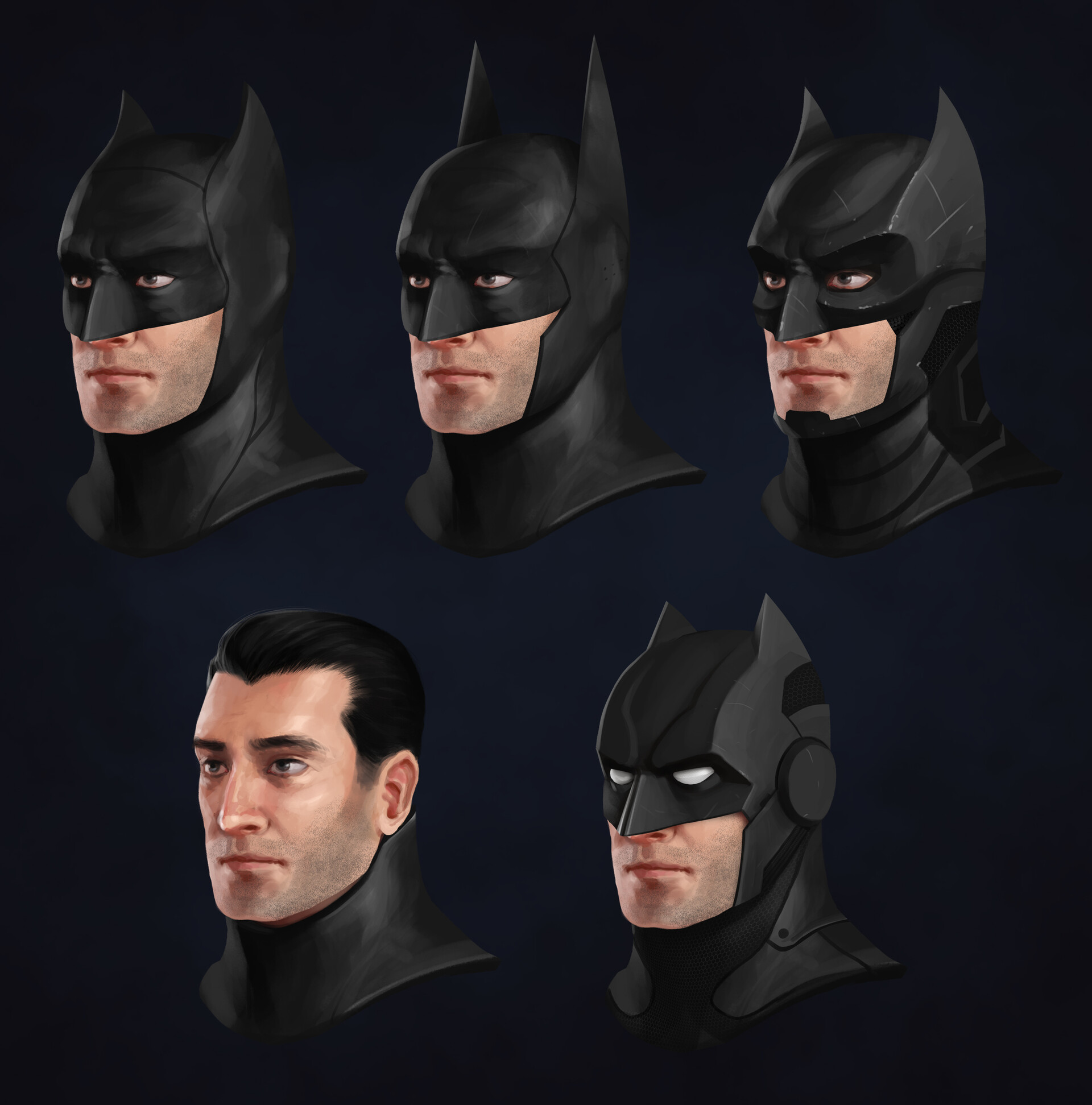 ArtStation - Batman Cowl Fan Art Concepts