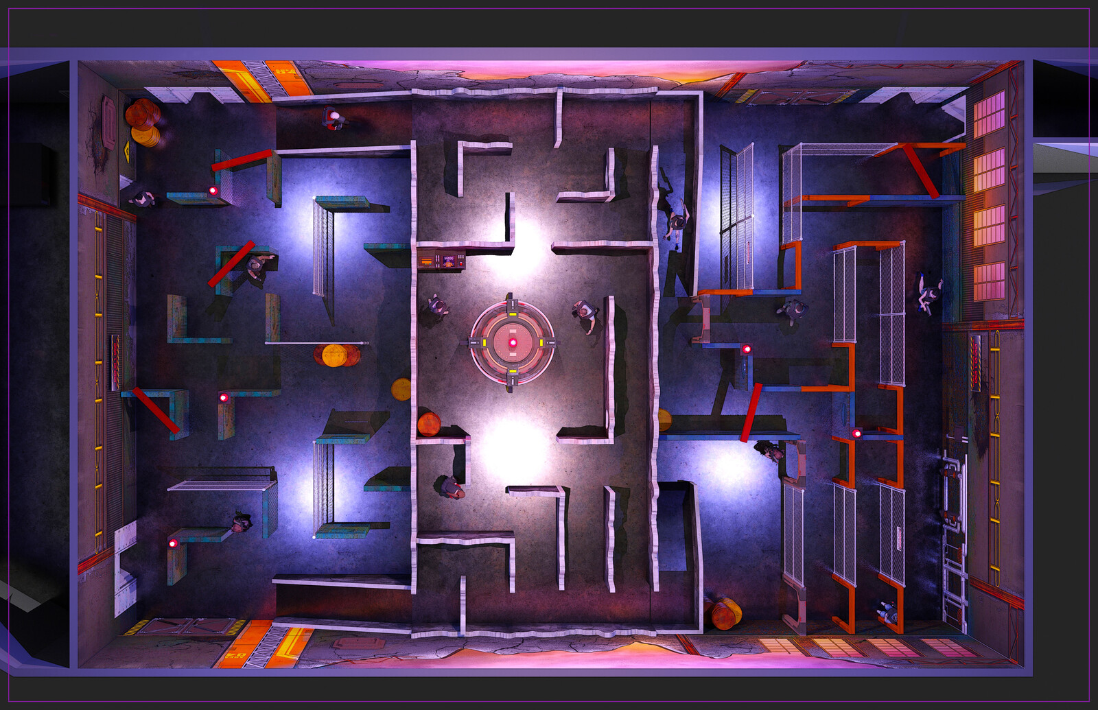 Artstation Laser Tag Arena Concept1 Doug Spencer<script async src=