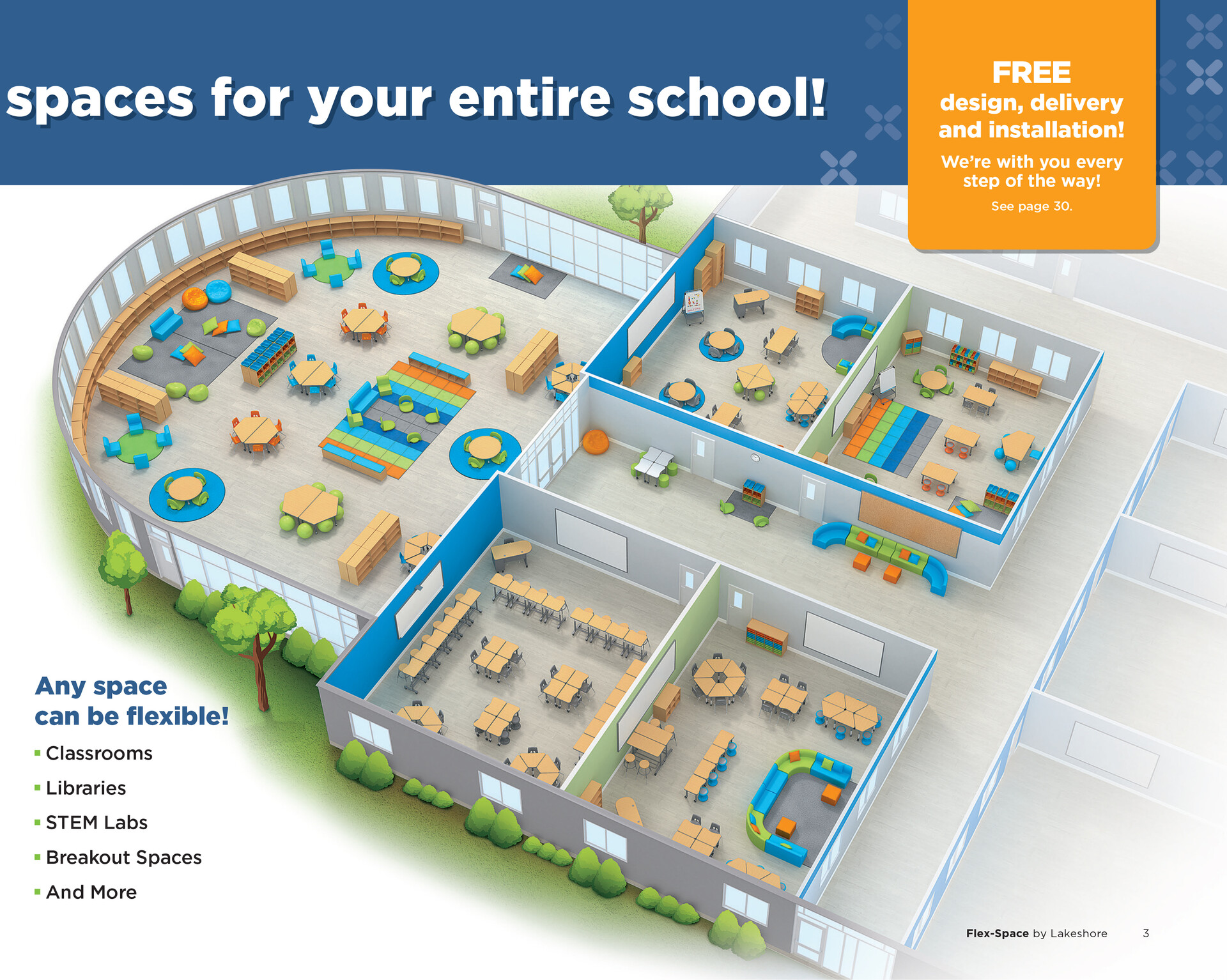 ArtStation - Lakeshore Learning Materials | Custom spaces for the entire  school!, image size:1920x1534