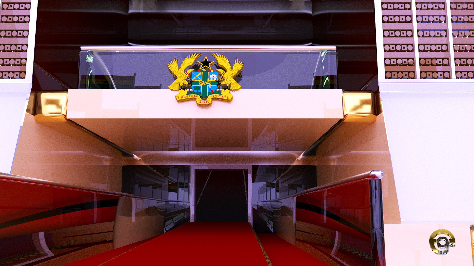 eGOK EMPIRE STUDIOS JUBILEE HOUSE 3D MODEL Presidential palace in