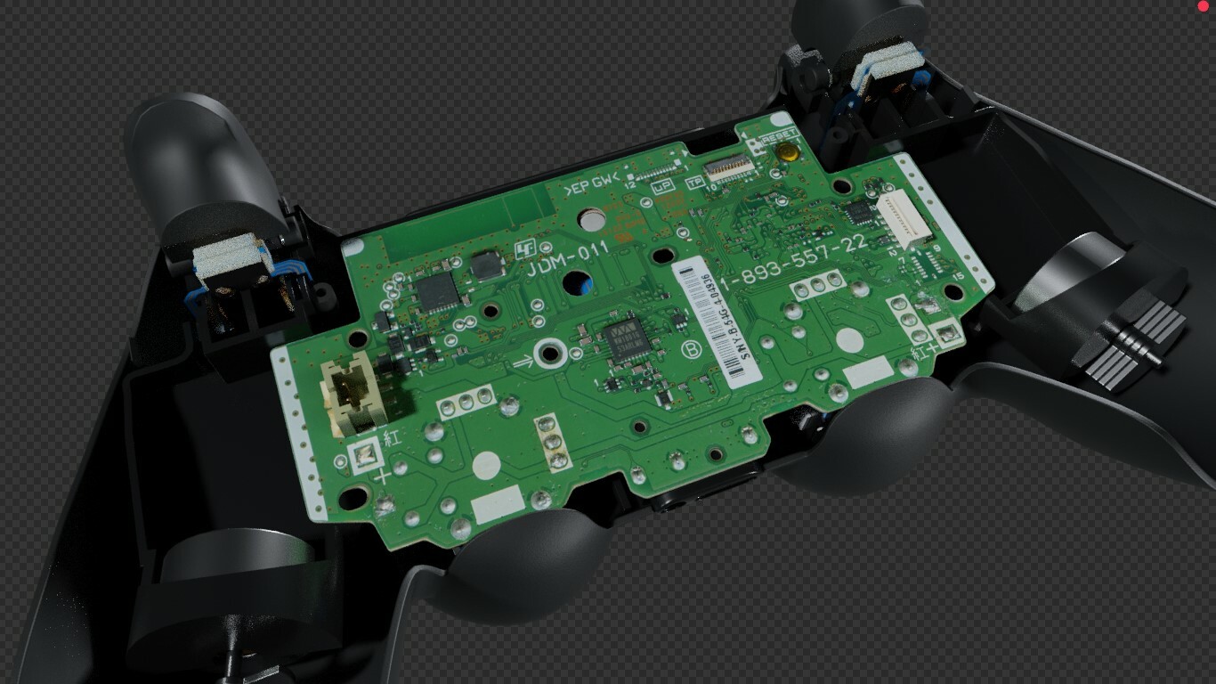 ArtStation PS4 Controller Assembly