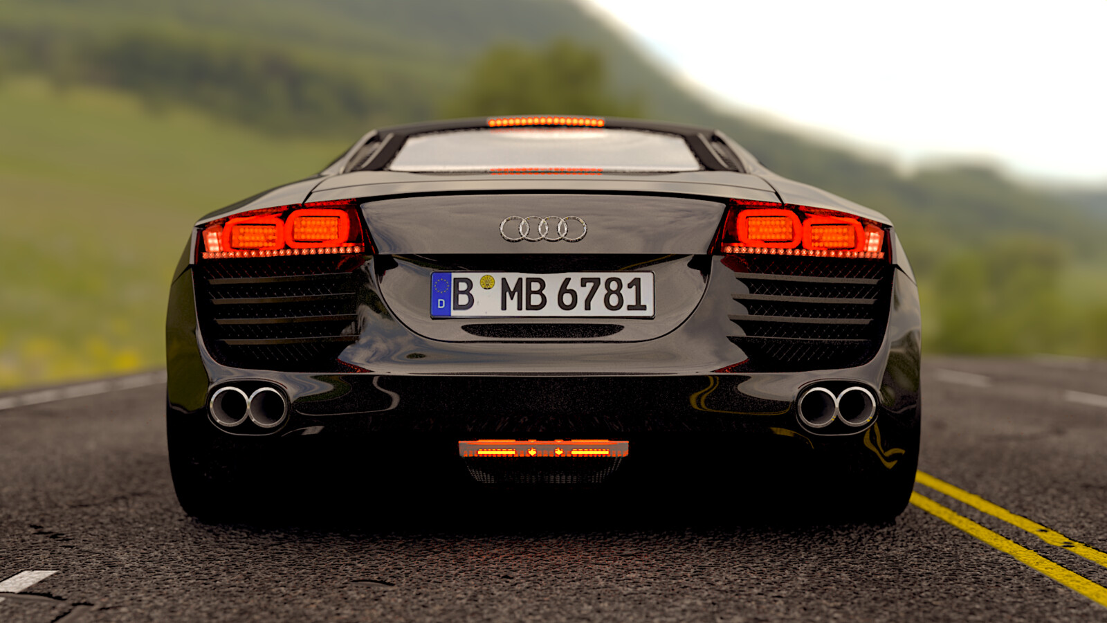 Test render from back of car
