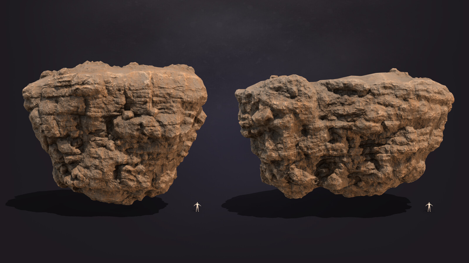 a different cliff rock set - similar to the cliff wall being modular to create bigger rock formations