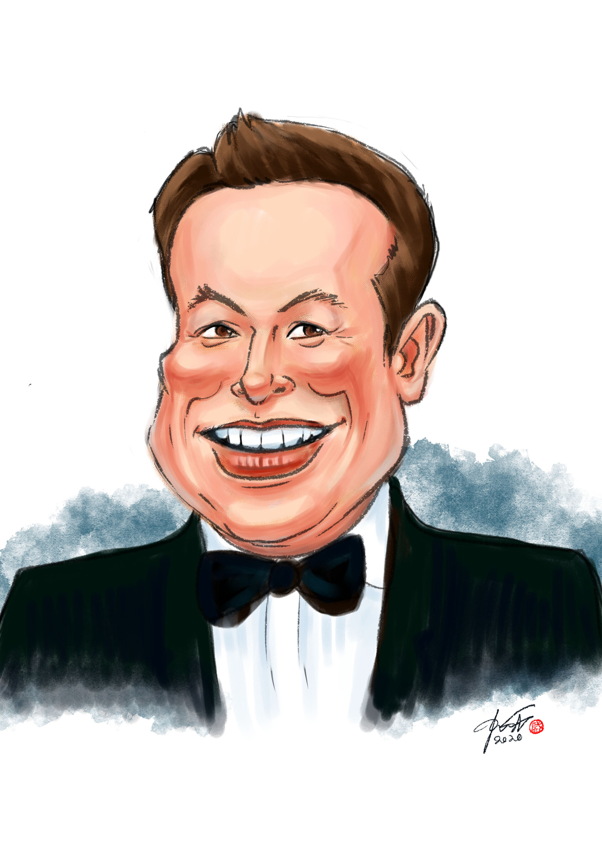 Artstation Digital Caricature 数码漫画肖像 Funny Cute Face 似颜绘 Cartoon Portrait Illustration Lim Thean Seng Artstation Digital Caricature 数码漫画肖像 Funny Cute Face 似颜绘 Cartoon Portrait Illustration Lim Thean Seng