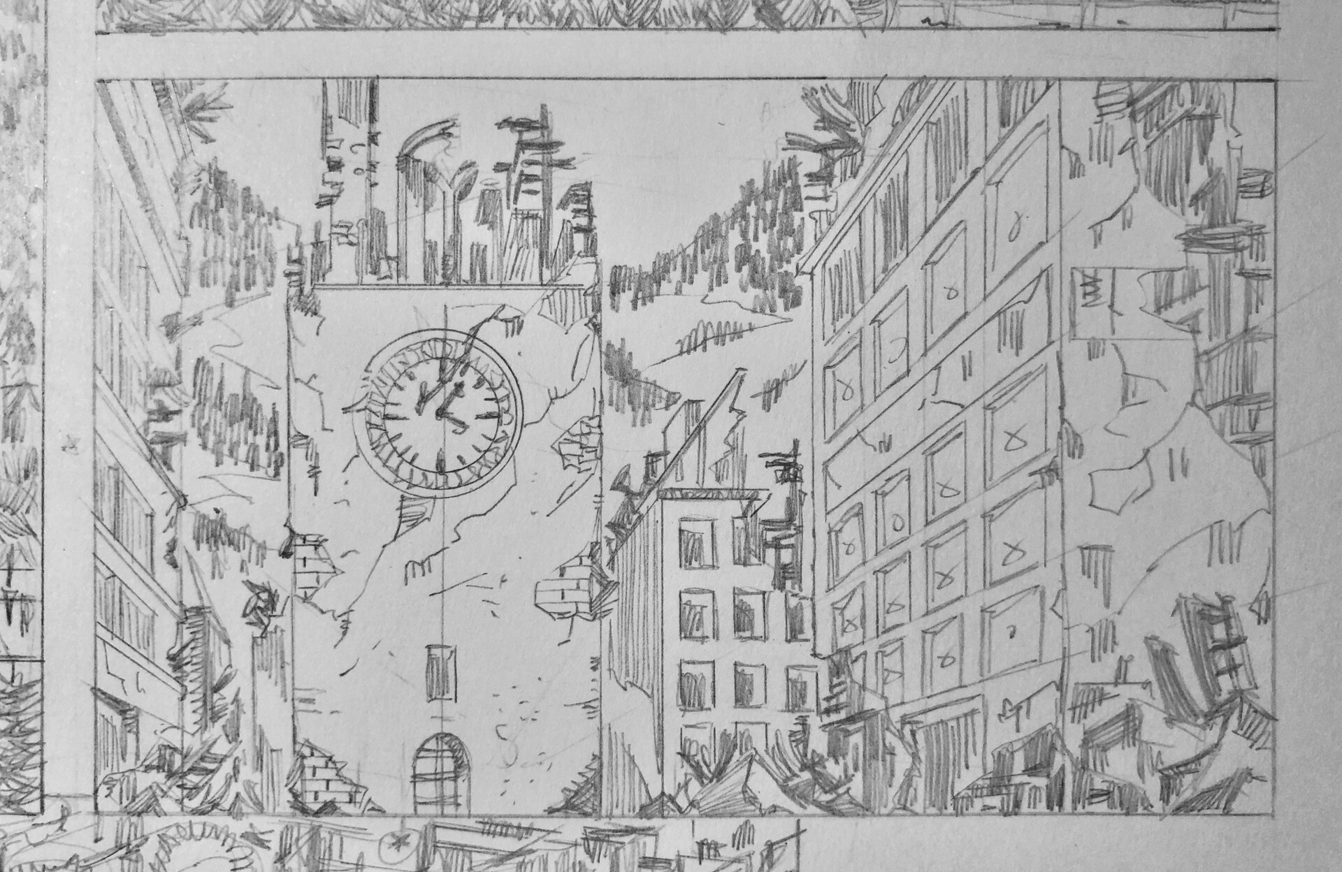 ArtStation - Sequence of comic book panels