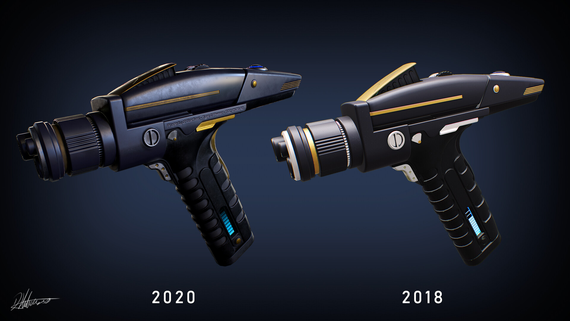 Dan Hutchinson Phaser Type II Star Trek Discovery