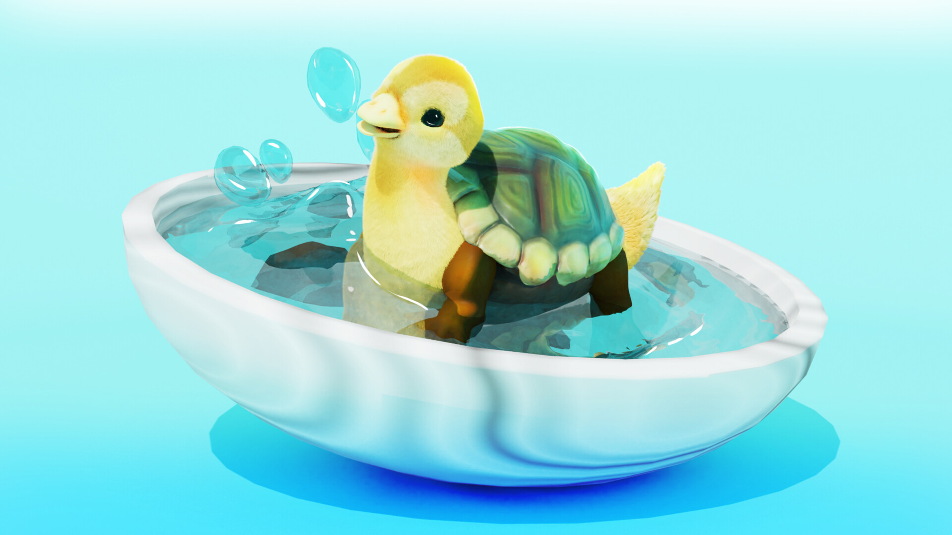 turtle duck avatar plush