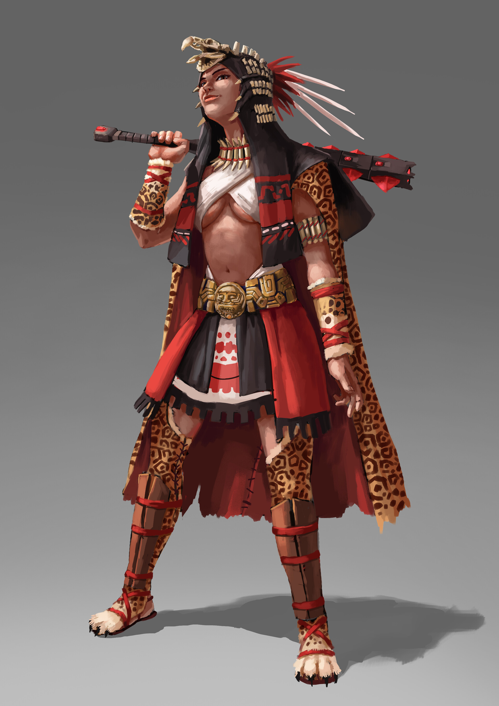Female Mayan Warrior