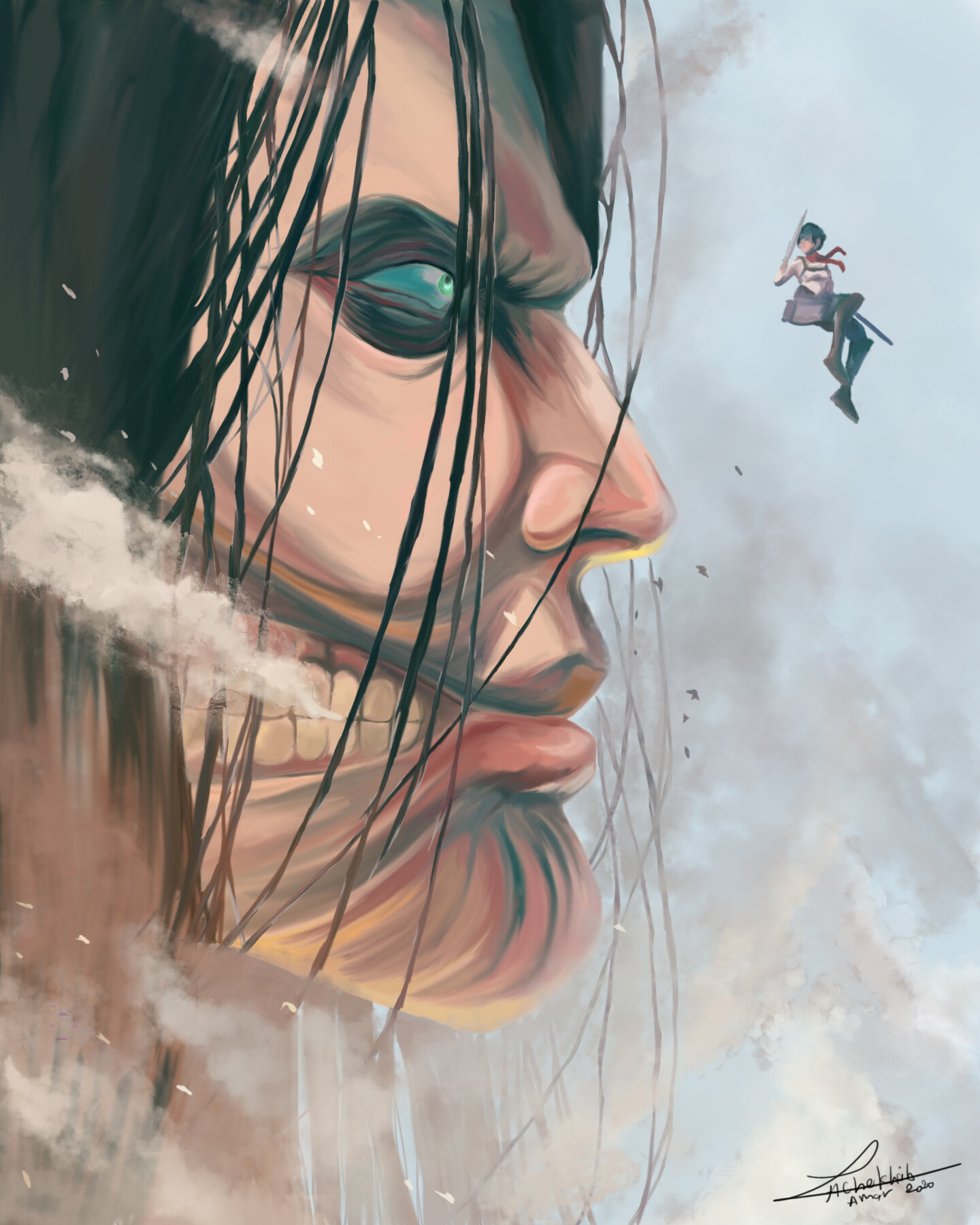 Artstation Exclusive Attack On Titan S4 Eren S Final Forme Lachekhab Amar Eren's titan form | attack on titan amino. artstation exclusive attack on