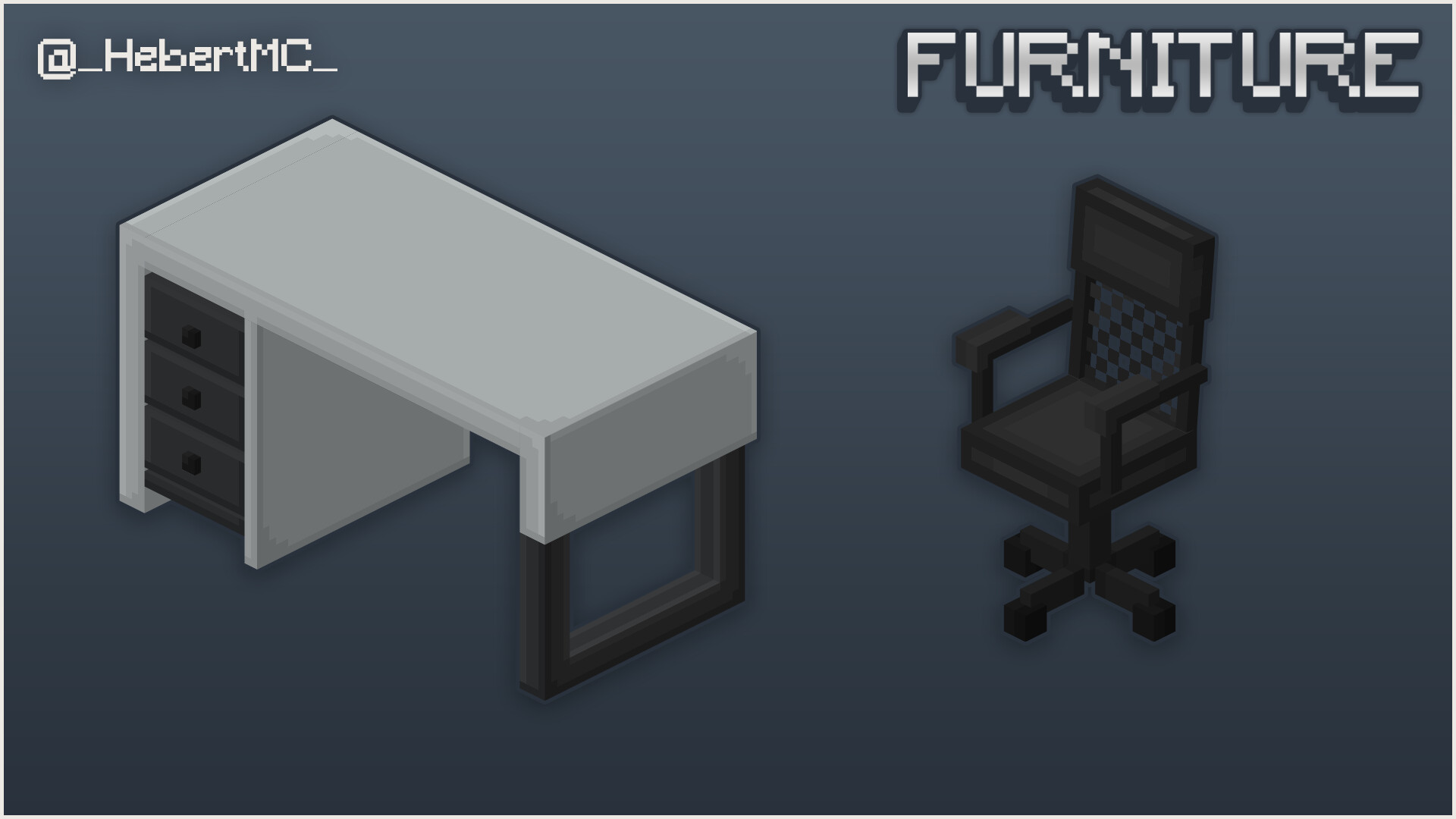 minecraft desk chair