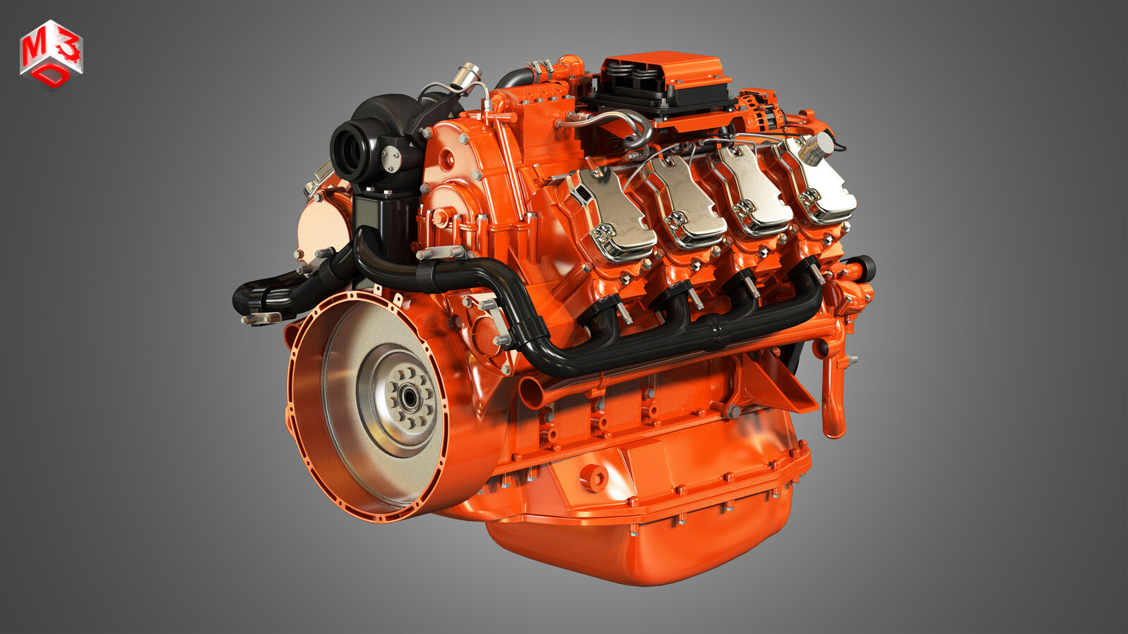 DC16 -Diesel Engine 3D model
