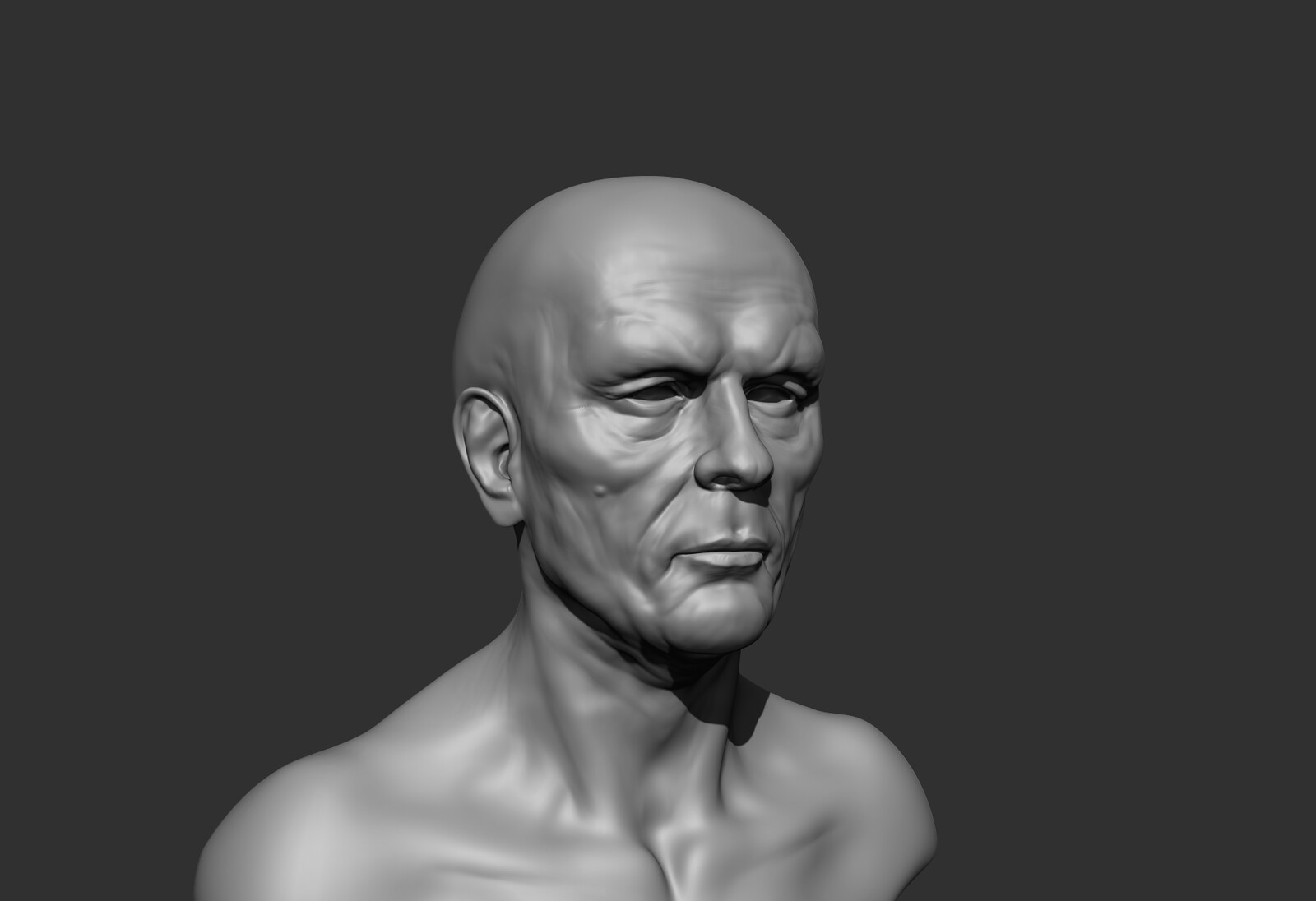 trying to  find the  bone marks  I  use  the  transparency on z brush using the see trough tool and  I put  the asian skull  to see find  the bone marks