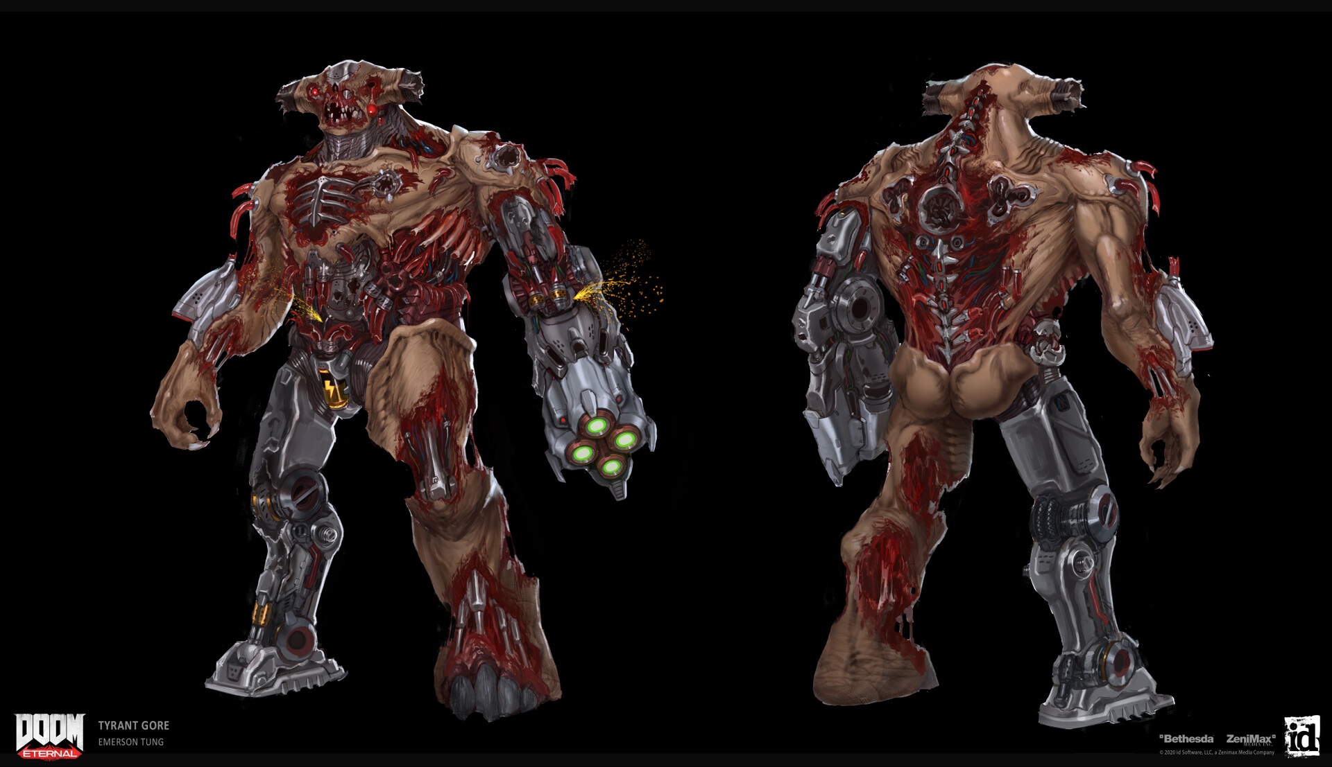 doom eternal mini tyrant collectible