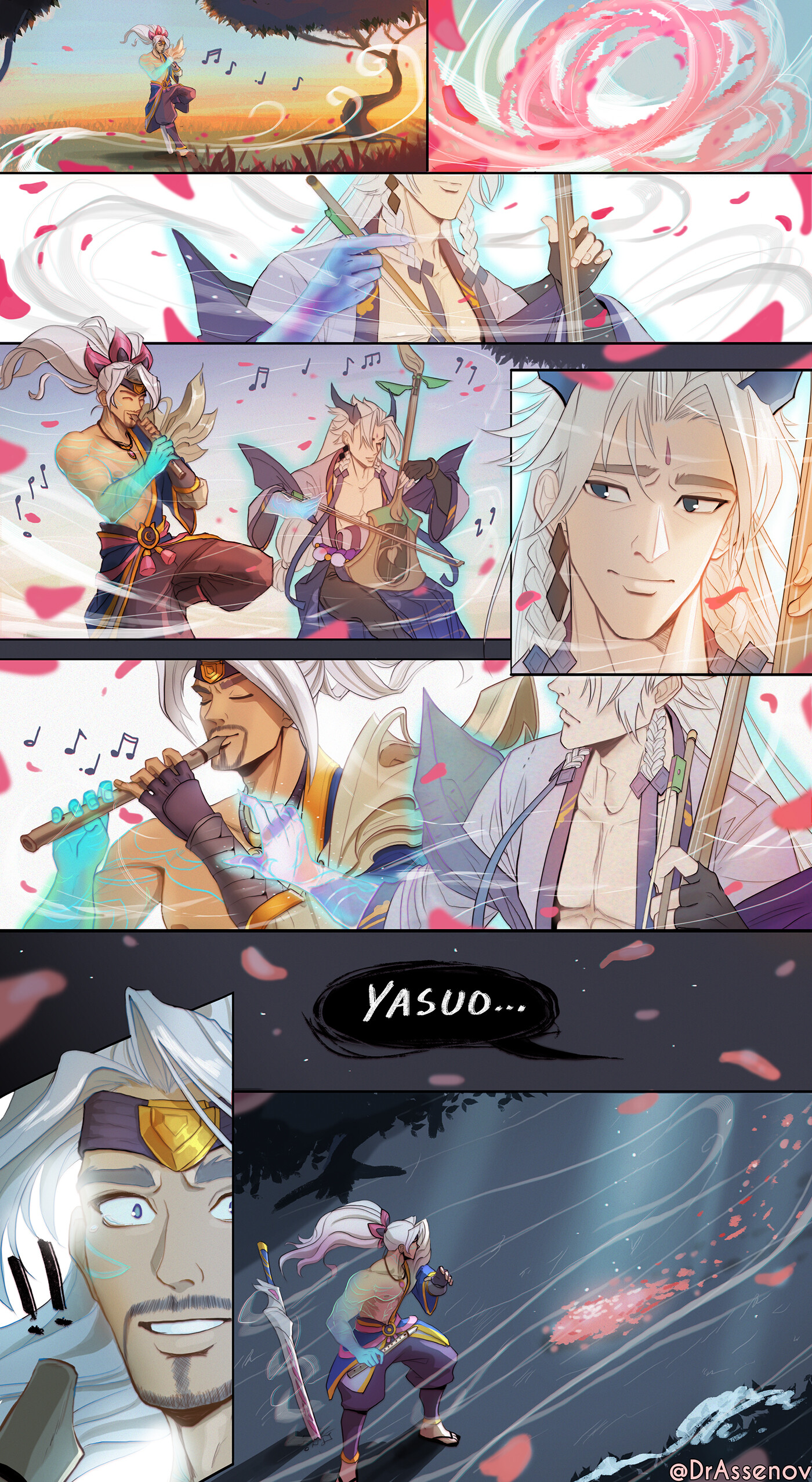 Artstation 1 Page Comic I Drew For A Contest Ft Yasuo Yone Dr Assenov Anime yasuo epic art character design game art anime characters shimada brothers overwatch genji art. 1 page comic i drew for a contest ft