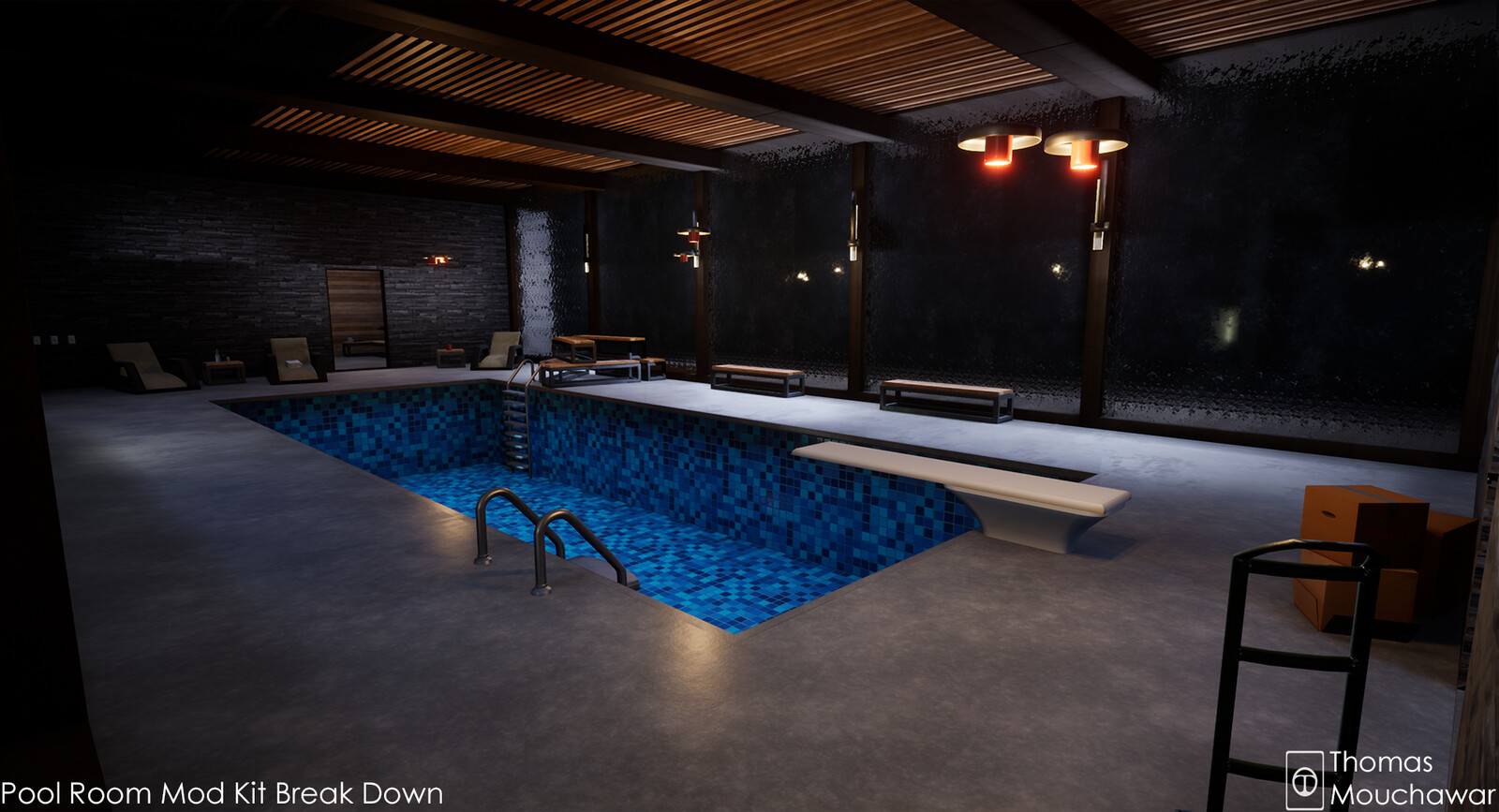 Pool Room in game