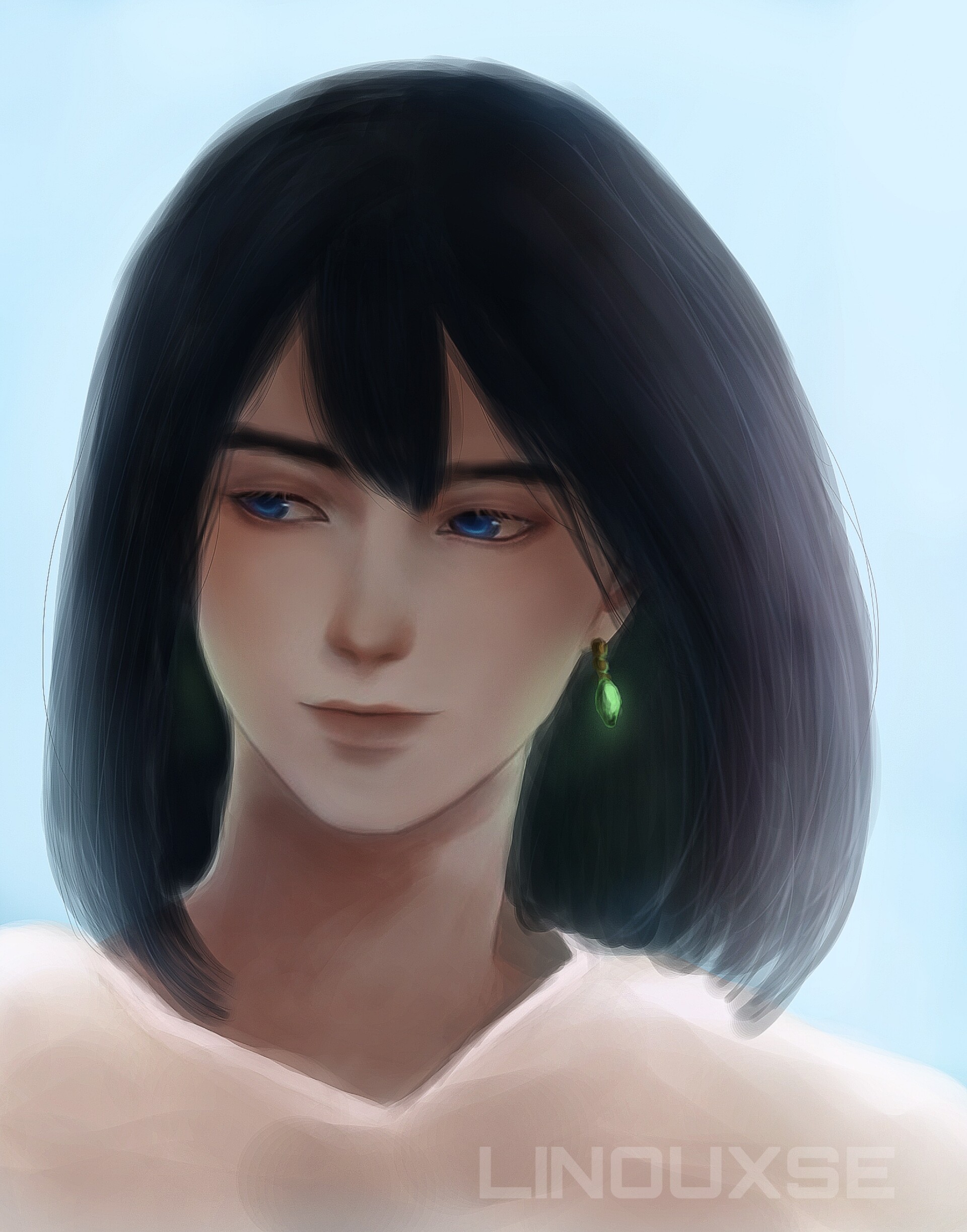 Howl Jenkins Pendragon Black Hair Artstation Howl Jenkins Pendragon Linoux Se howl jenkins pendragon linoux se