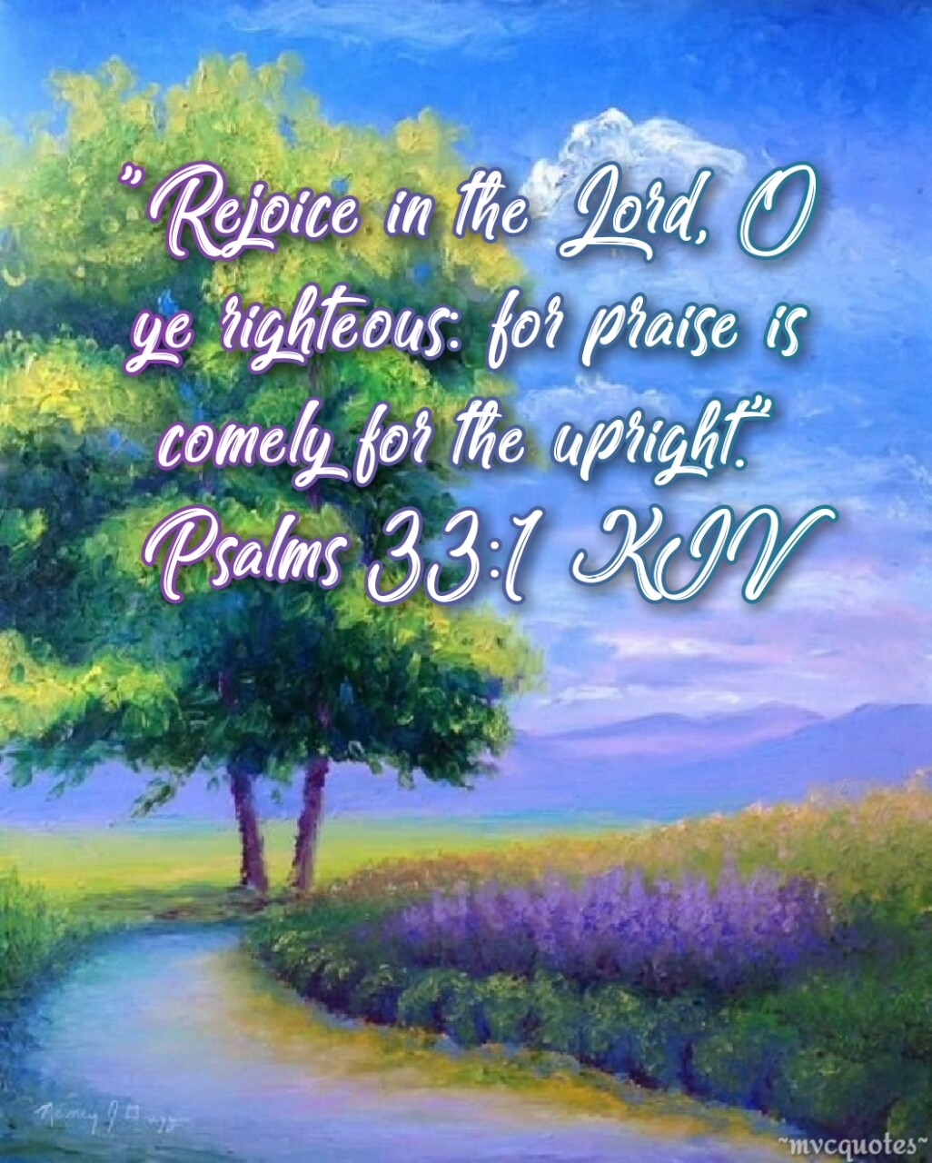 Kjv Bible Quotes Psalms 33 1