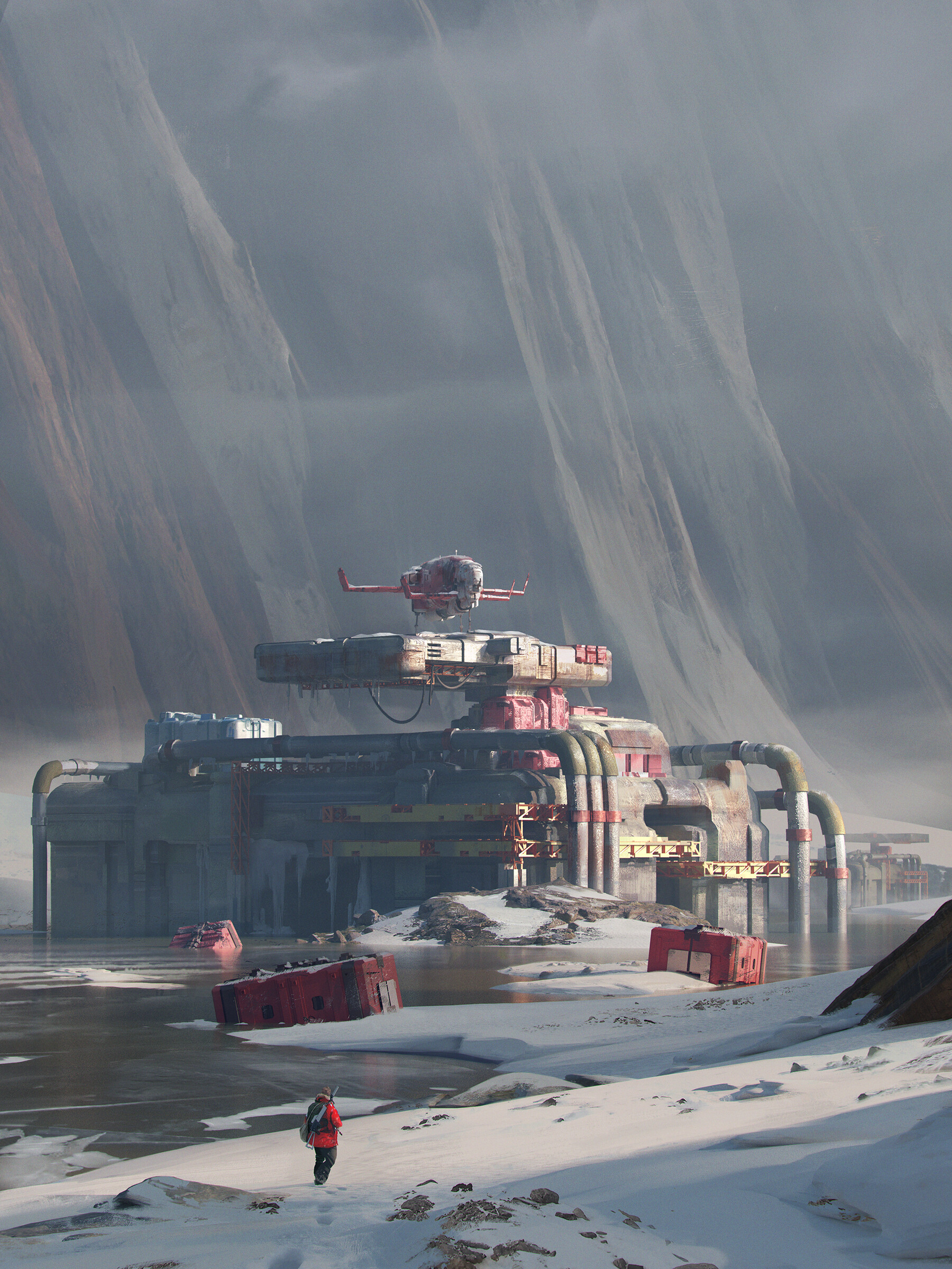 ArtStation - Glacier facility