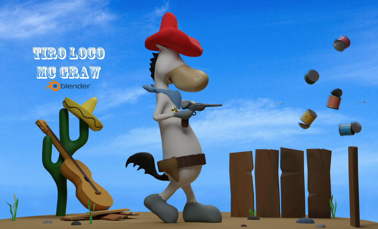 Tiro Loco Mc Graw Carlos Milano Artstation