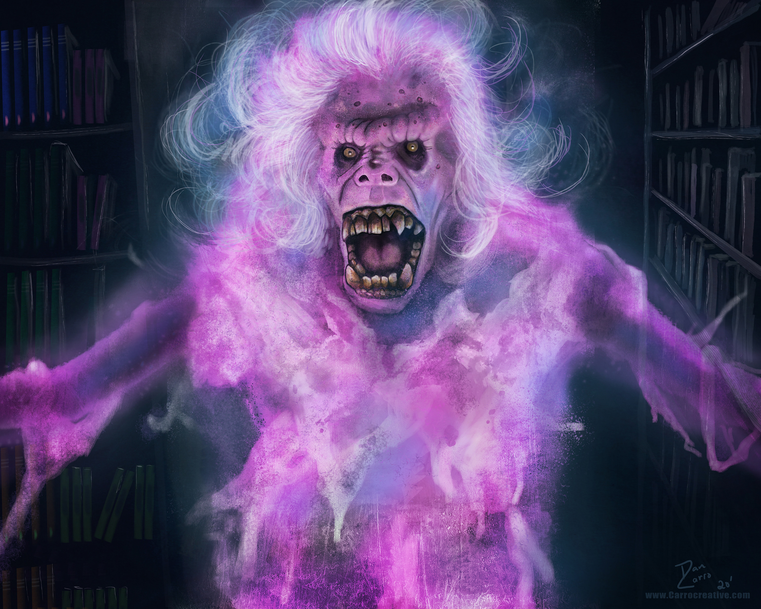ghostbusters library ghost