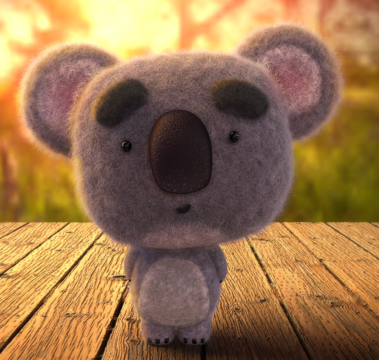 ArtStation - Cartoon Koala