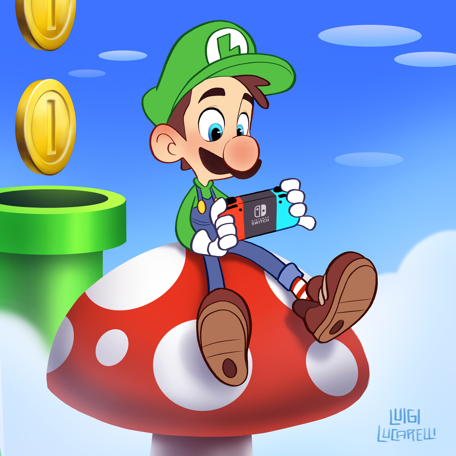 Luigi Switch Break