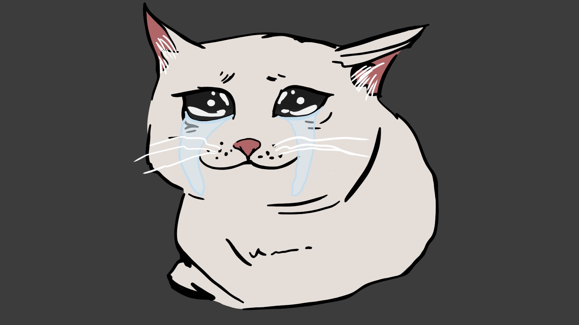 ArtStation - Sad cat meme
