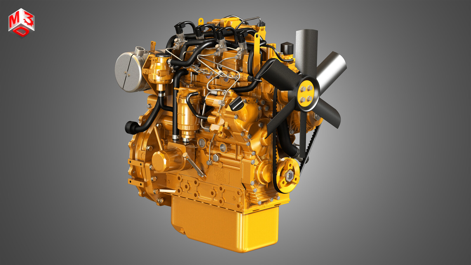 Diesel Engine C2 3D model
