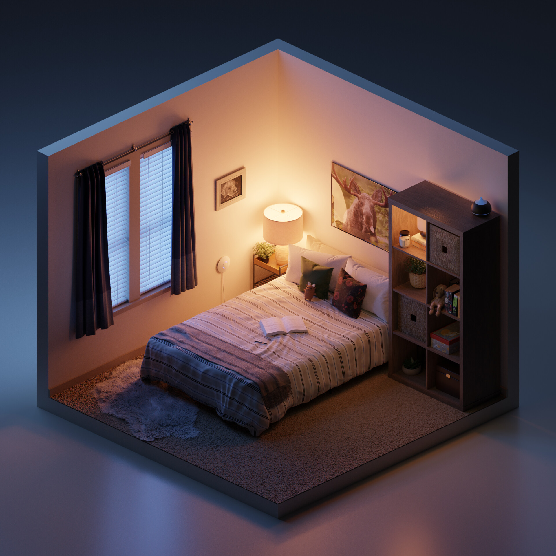 ArtStation - Cozy Bedroom