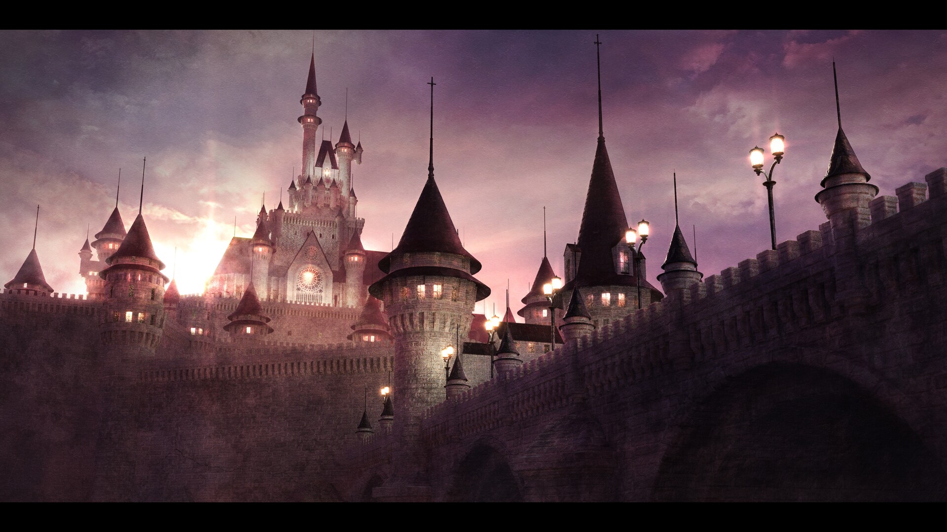 ArtStation Twilight castle