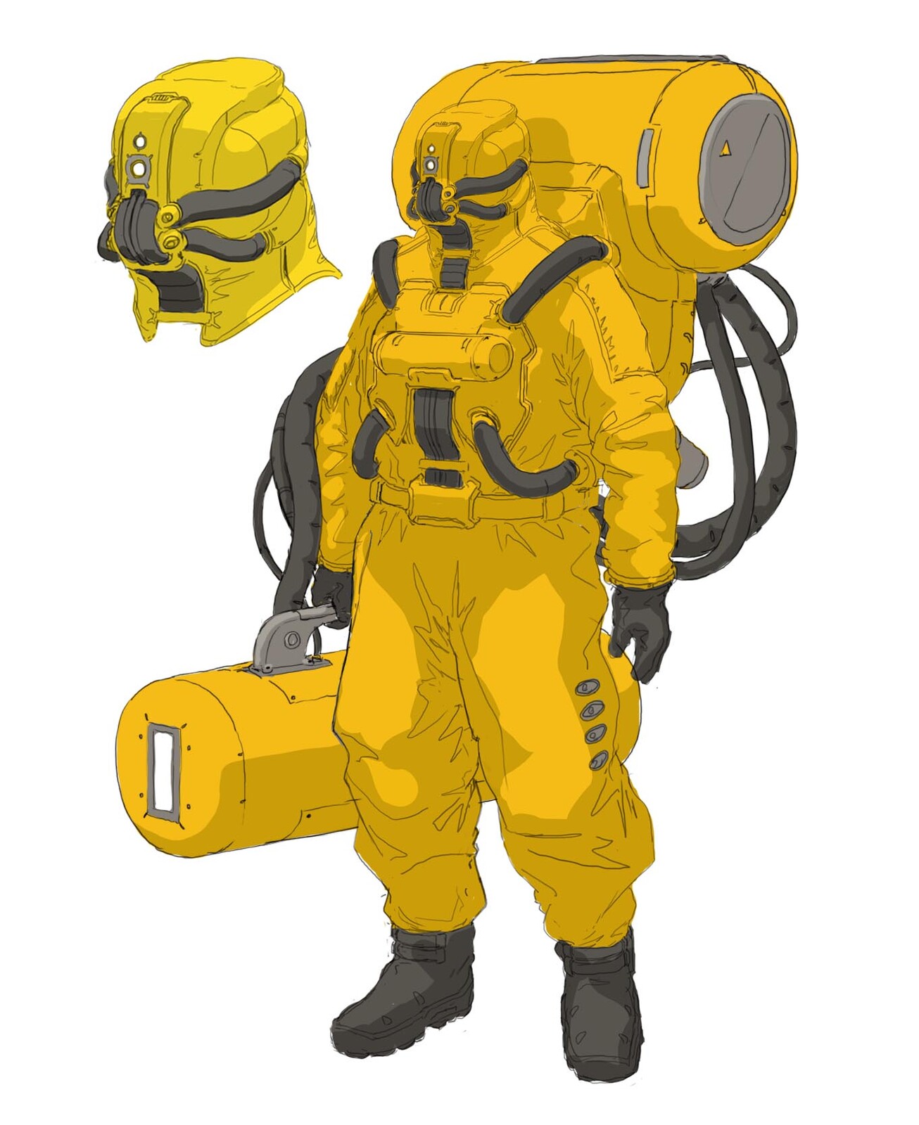 Hazmat EVA suit