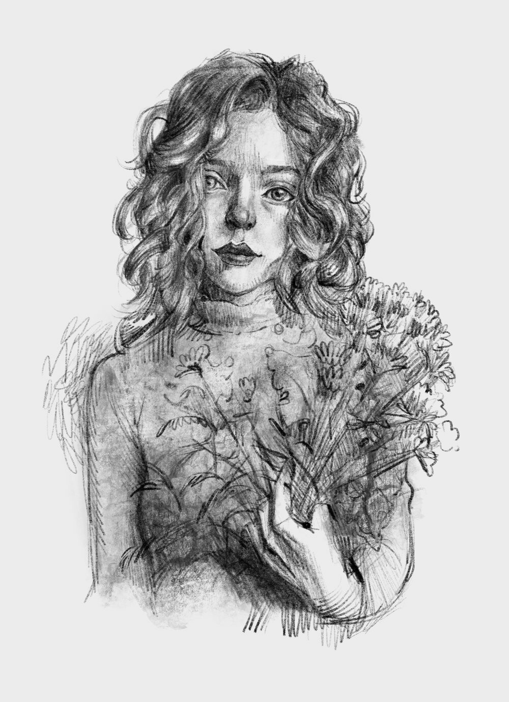 Flower Lady sketch