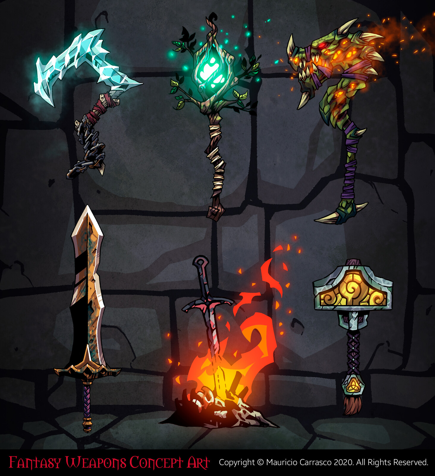 Fantasy Weapon - Concept Art