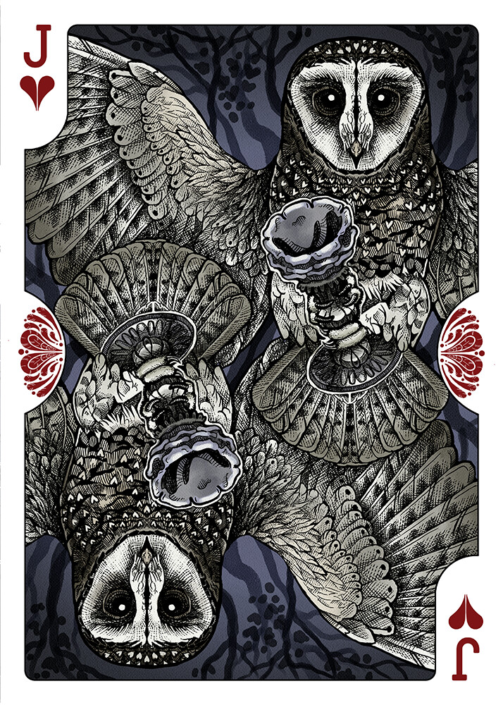 Bicycle strigiformes owl playing cards online