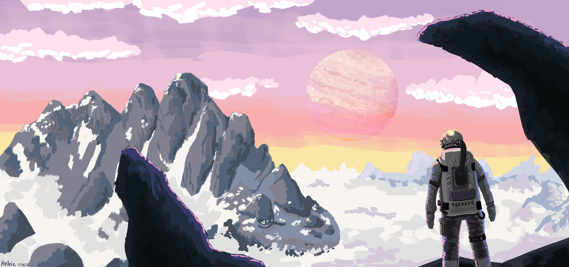 Helsic Yiverus Alien World Concept Art