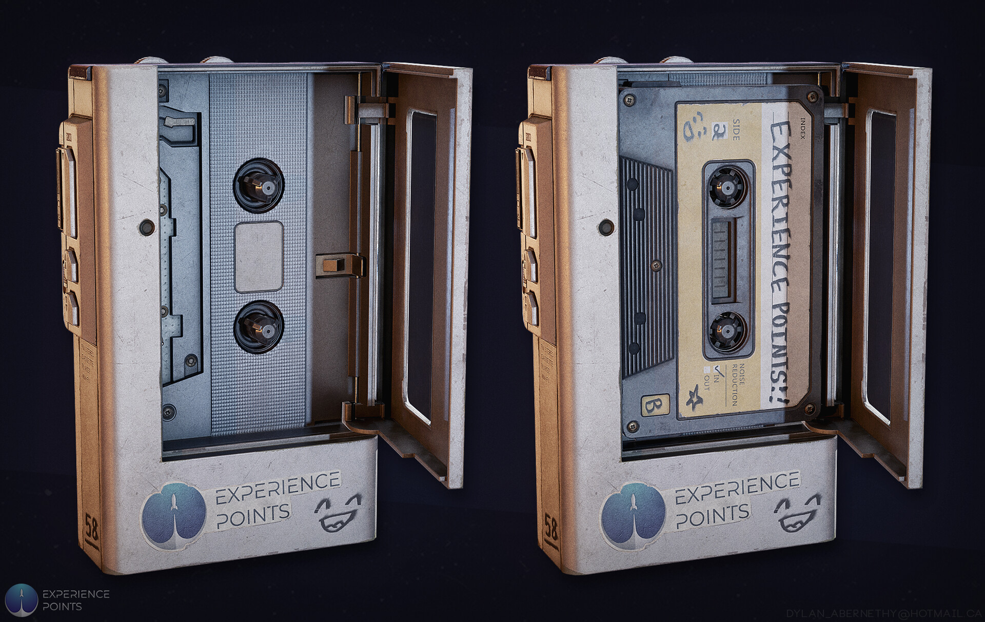 Dylan Abernethy - Creating Detailed Props for Games: Cassette Player ...