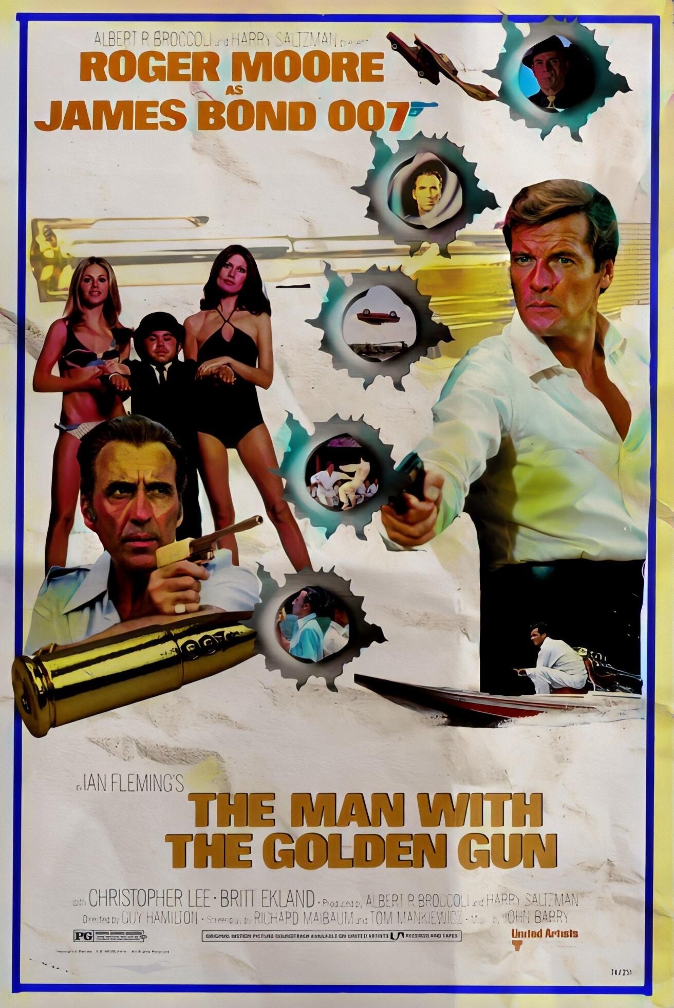 ArtStation - The Man with the golden gun (1974) poster