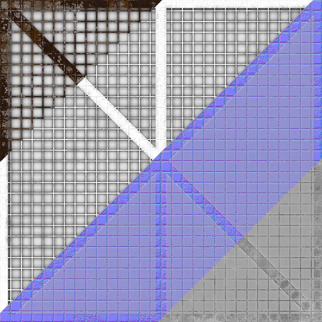 Texture maps for the material