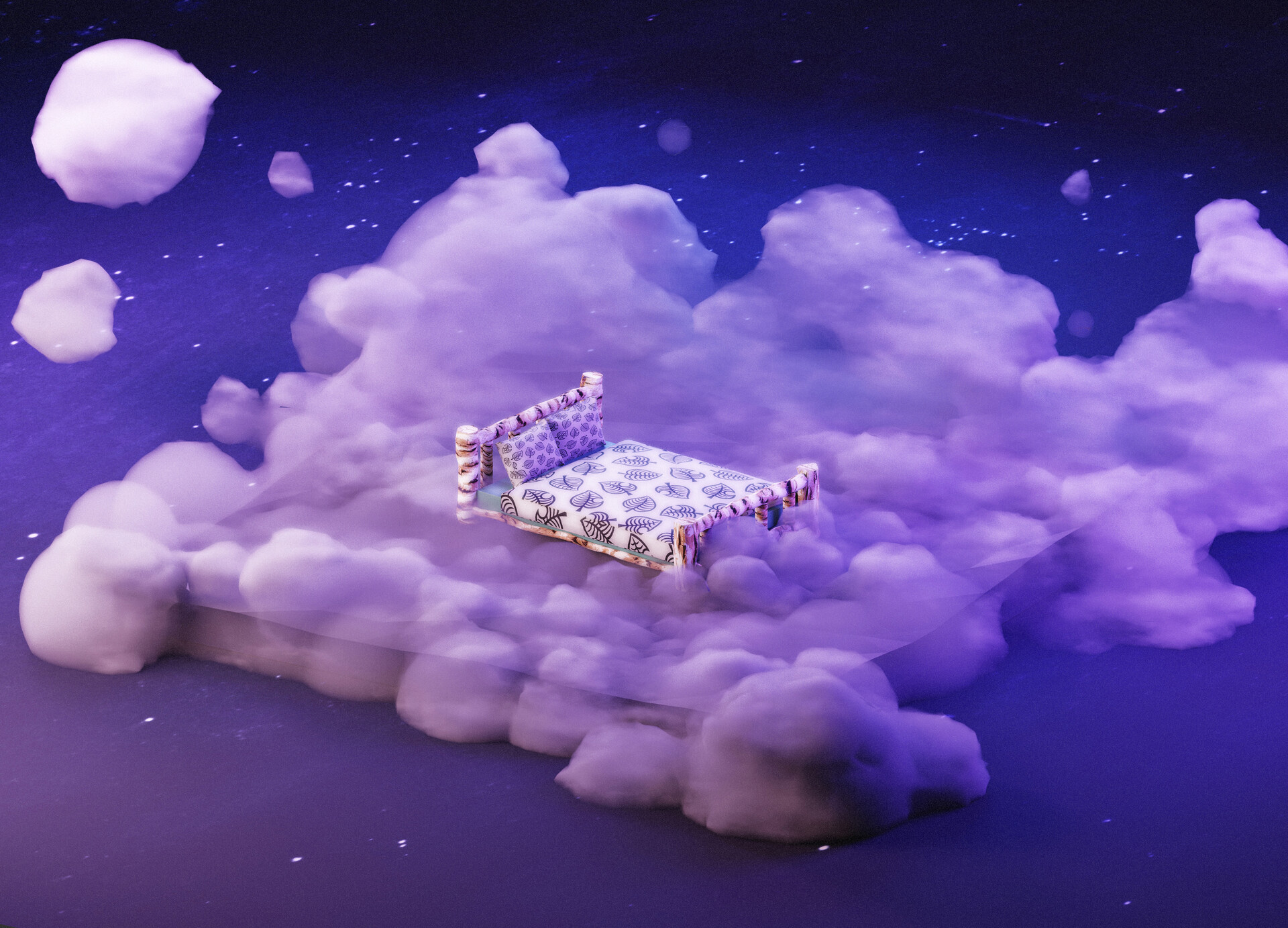 ArtStation - Fluffy bed