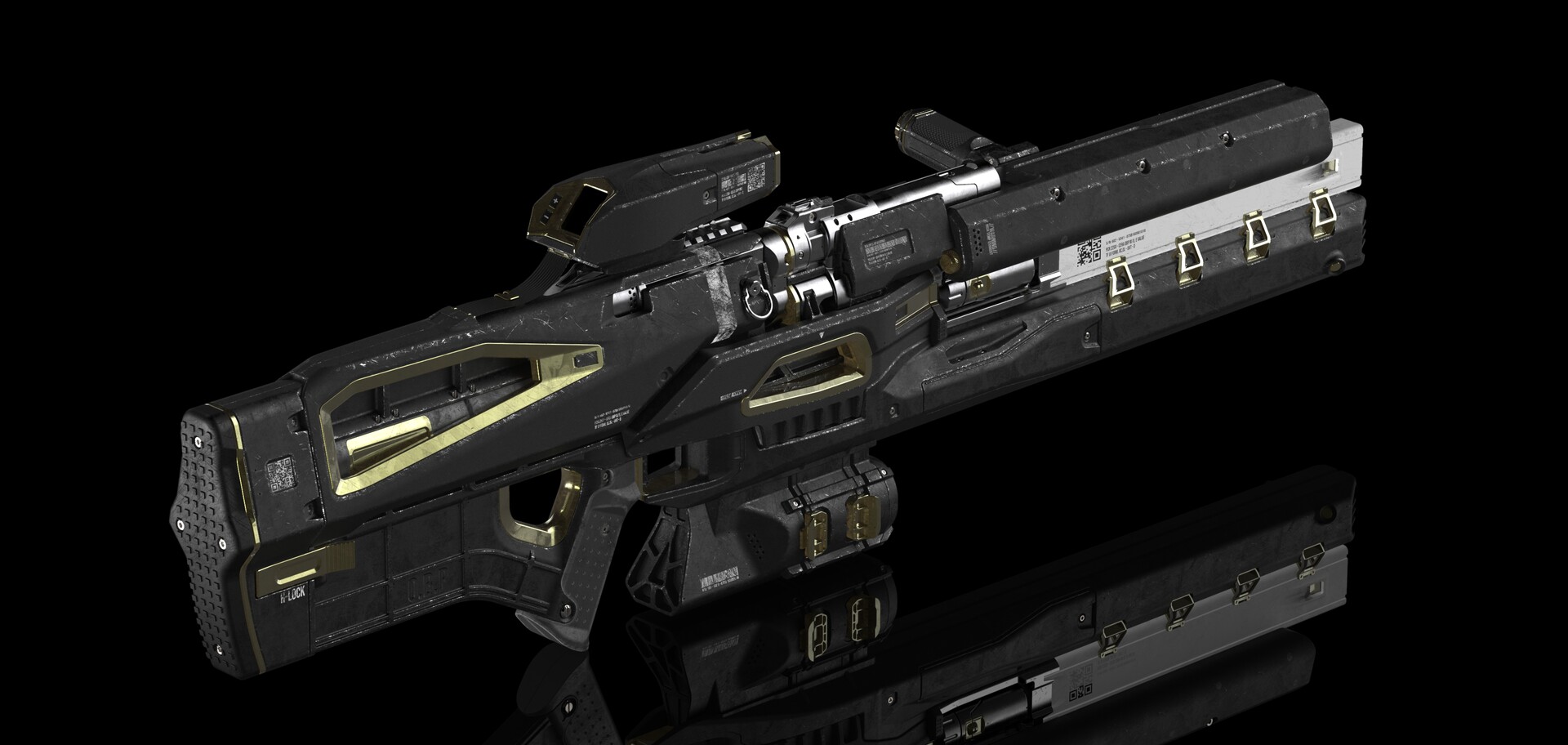 Maxim Orbital Beam Rifle Isaac Okesene Artstation