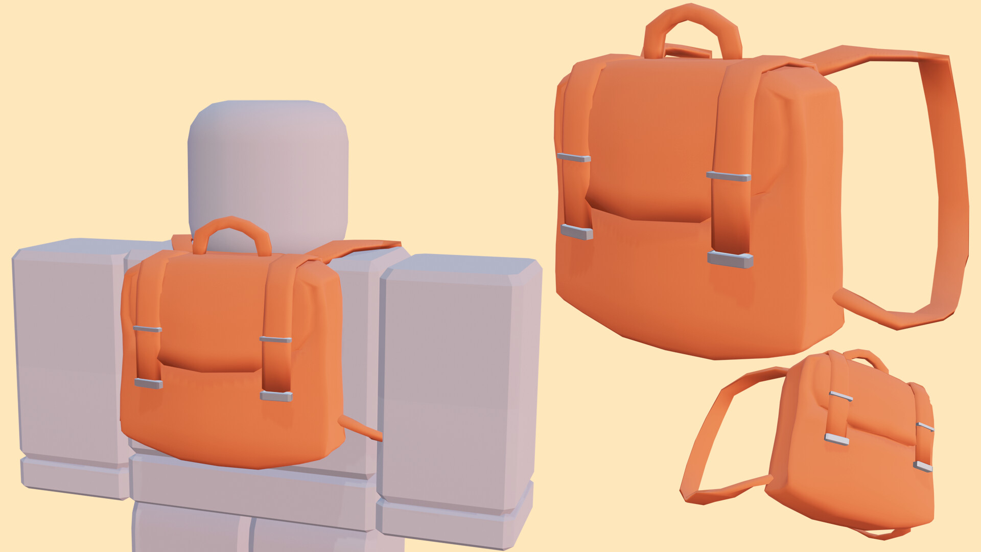 Sunnytamos Portfolio Canvas Backpack Roblox - backpack roblox
