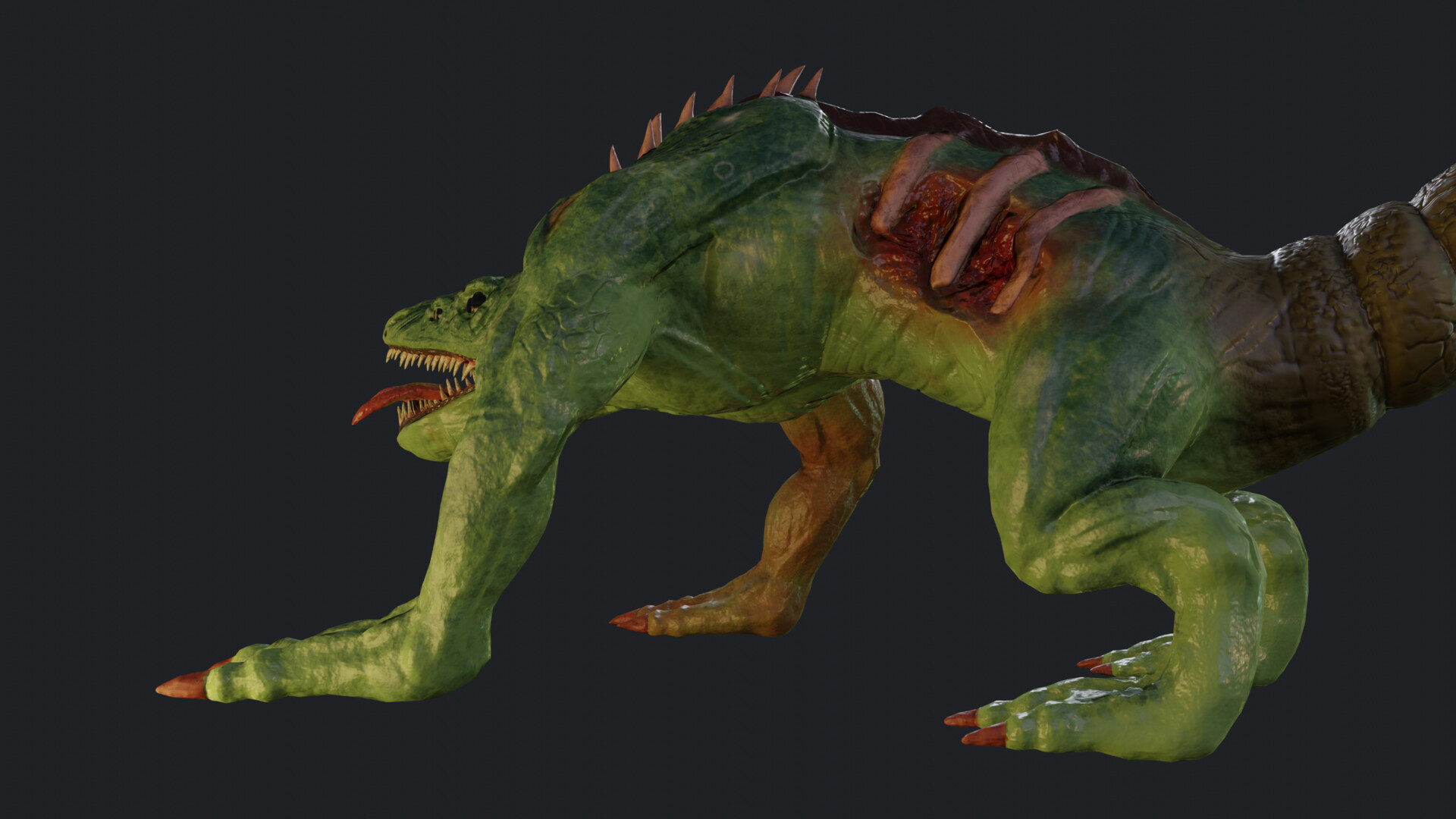 ArtStation - SCP 682 Hard to Destroy Reptile