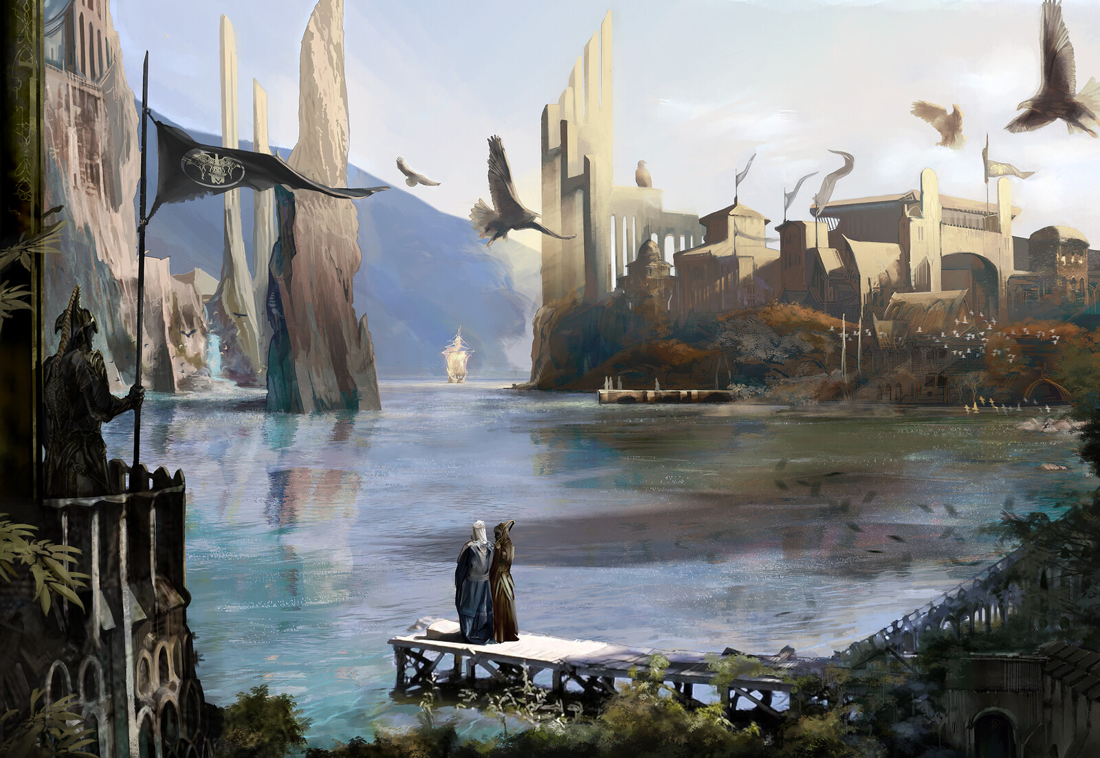 Artstation Welcome To Valinor Doga Simsir