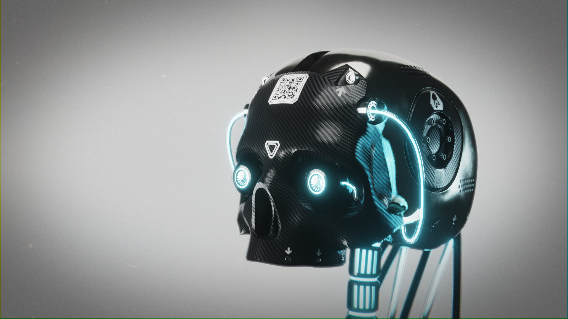 ArtStation - Robotic Skull