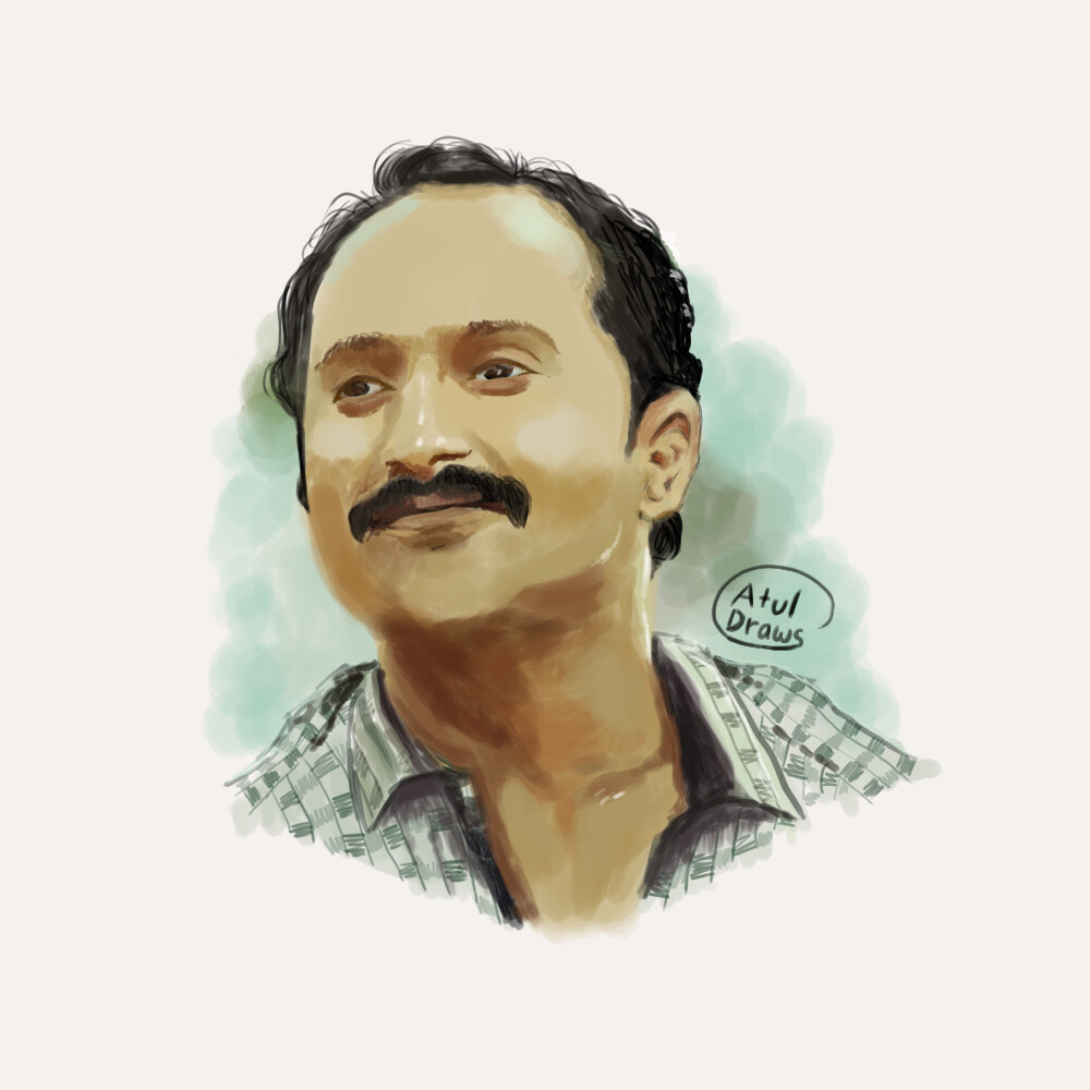 ArtStation - Fahadh Faasil Art ~ Maheshinte Prathikaaram