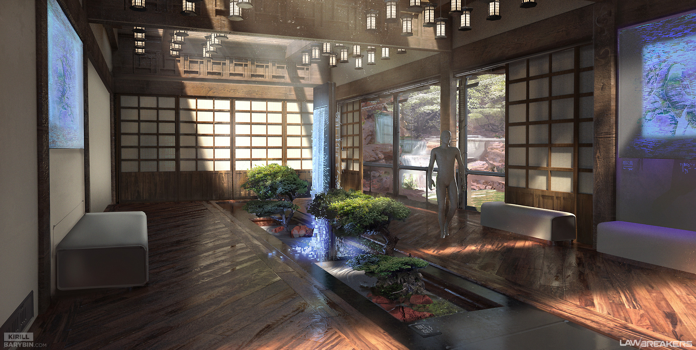 Redfalls: billionaire mansion with japanese theme 
