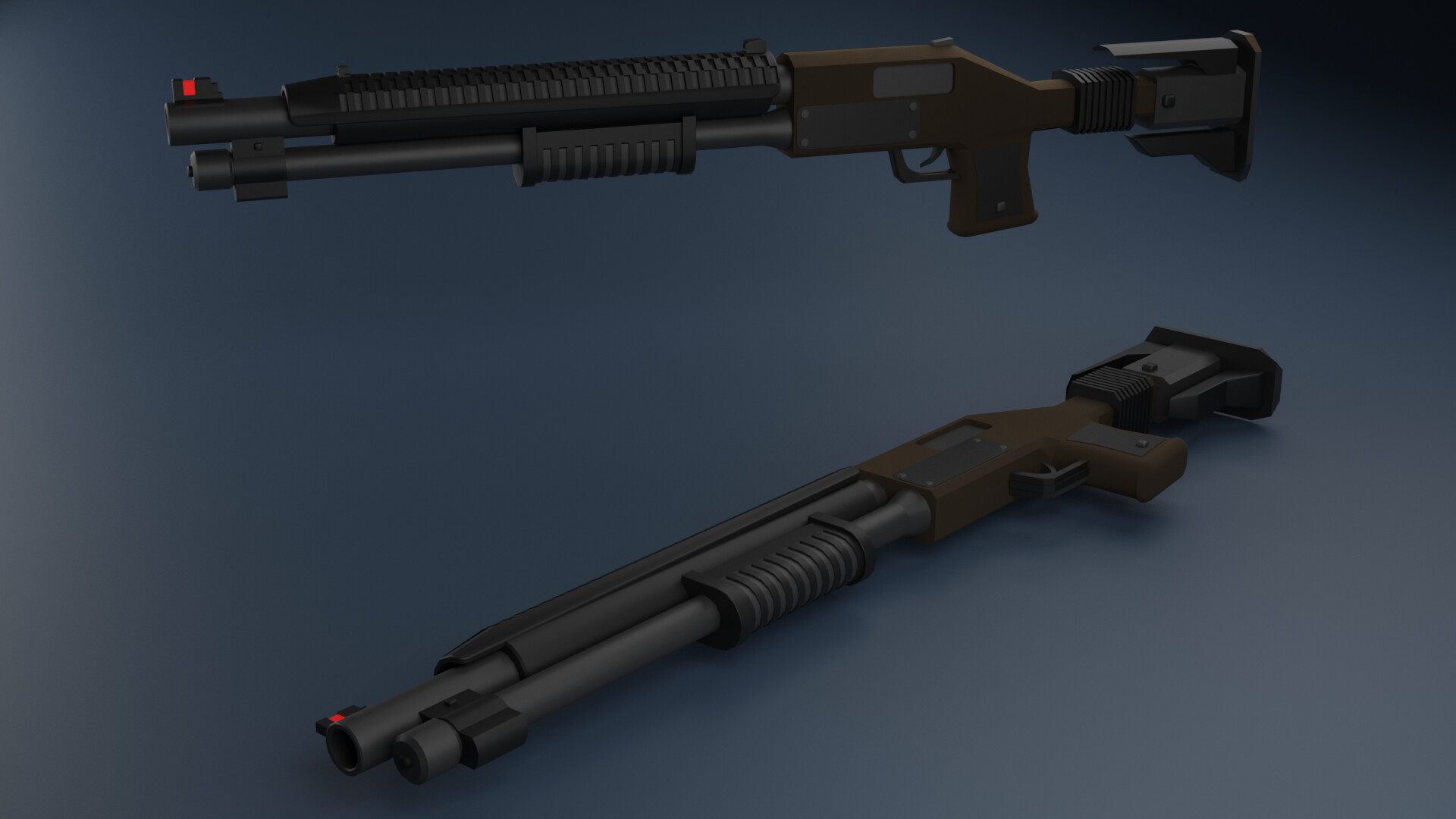 ArtStation - Shotgun Low Poly