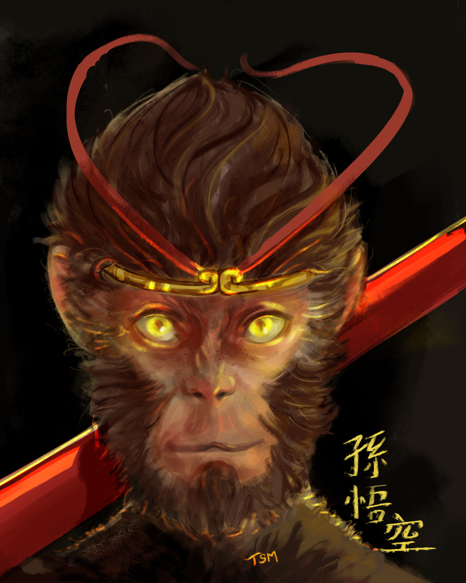 Artstation Sun Wukong The Monkey King Soham Hingne