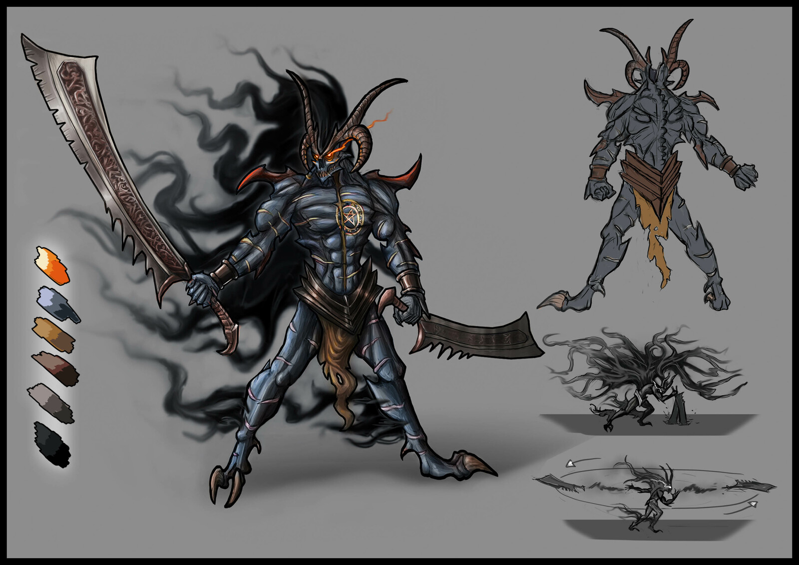 Dark pilar of the hell