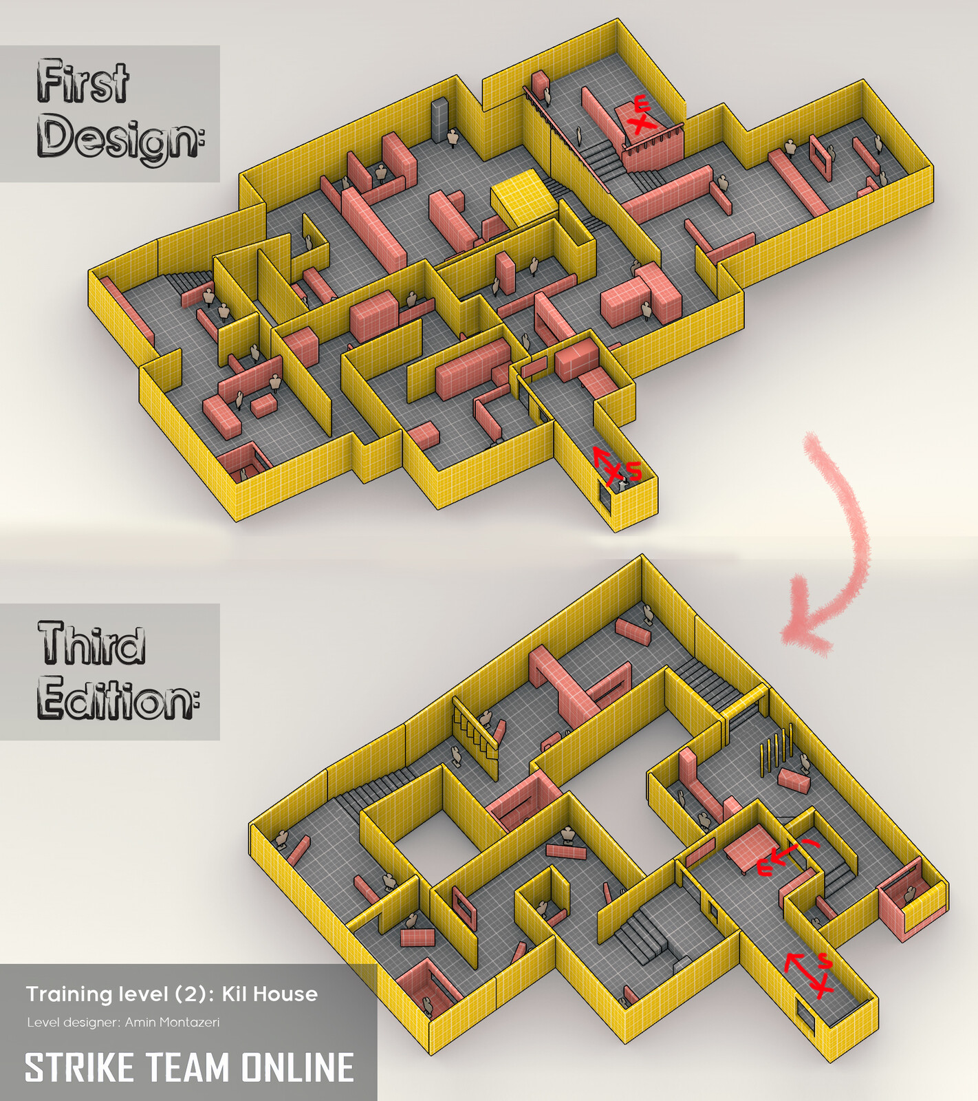 Comparison (from isometric view) 